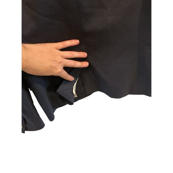 J.CREW Womens Schoolboy Blazer Size 6 Navy Blue Gold Button Old Money Classic - Picture 8 of 10